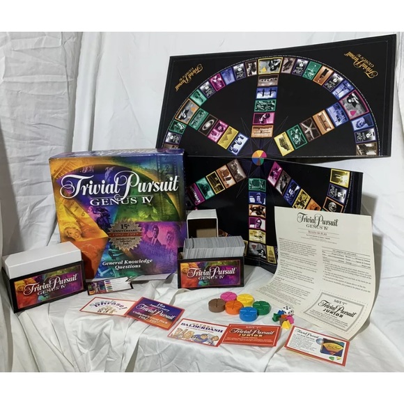 Trivial Pursuit Genus IV 15th Anniversary 2-6 Players Ages 8+ General Knowledge - Picture 3 of 10